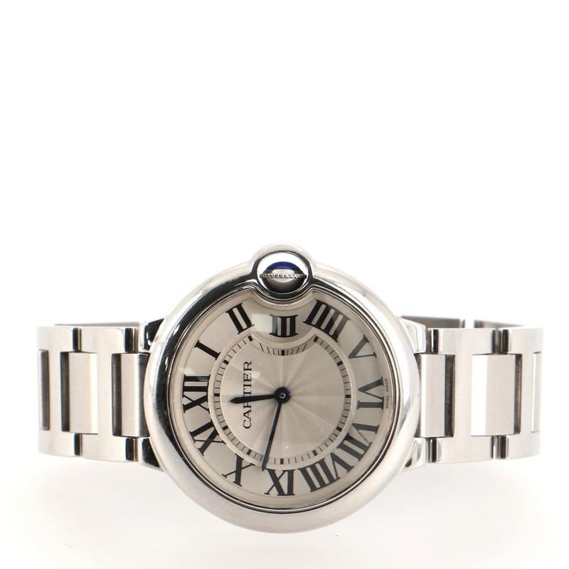 Cartier Ballon Bleu de Cartier Quartz Watch Stainless Steel In Good Condition In New York, NY