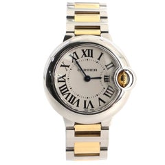 Cartier Ballon Bleu De Cartier Quartz Watch Stainless Steel and Yellow Gold 29