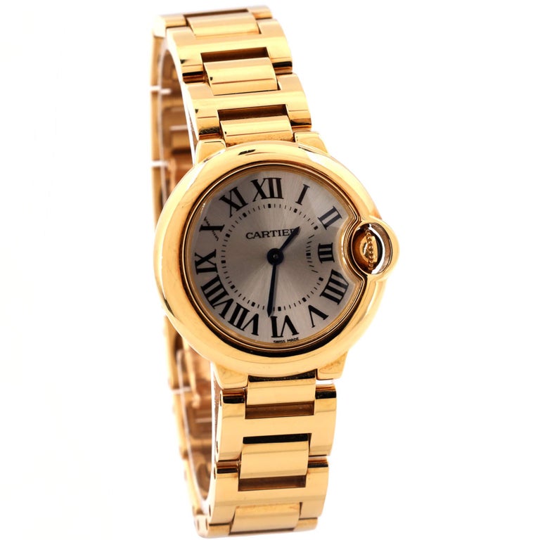 Cartier Ballon Bleu de Cartier Quartz Watch Yellow Gold 28
