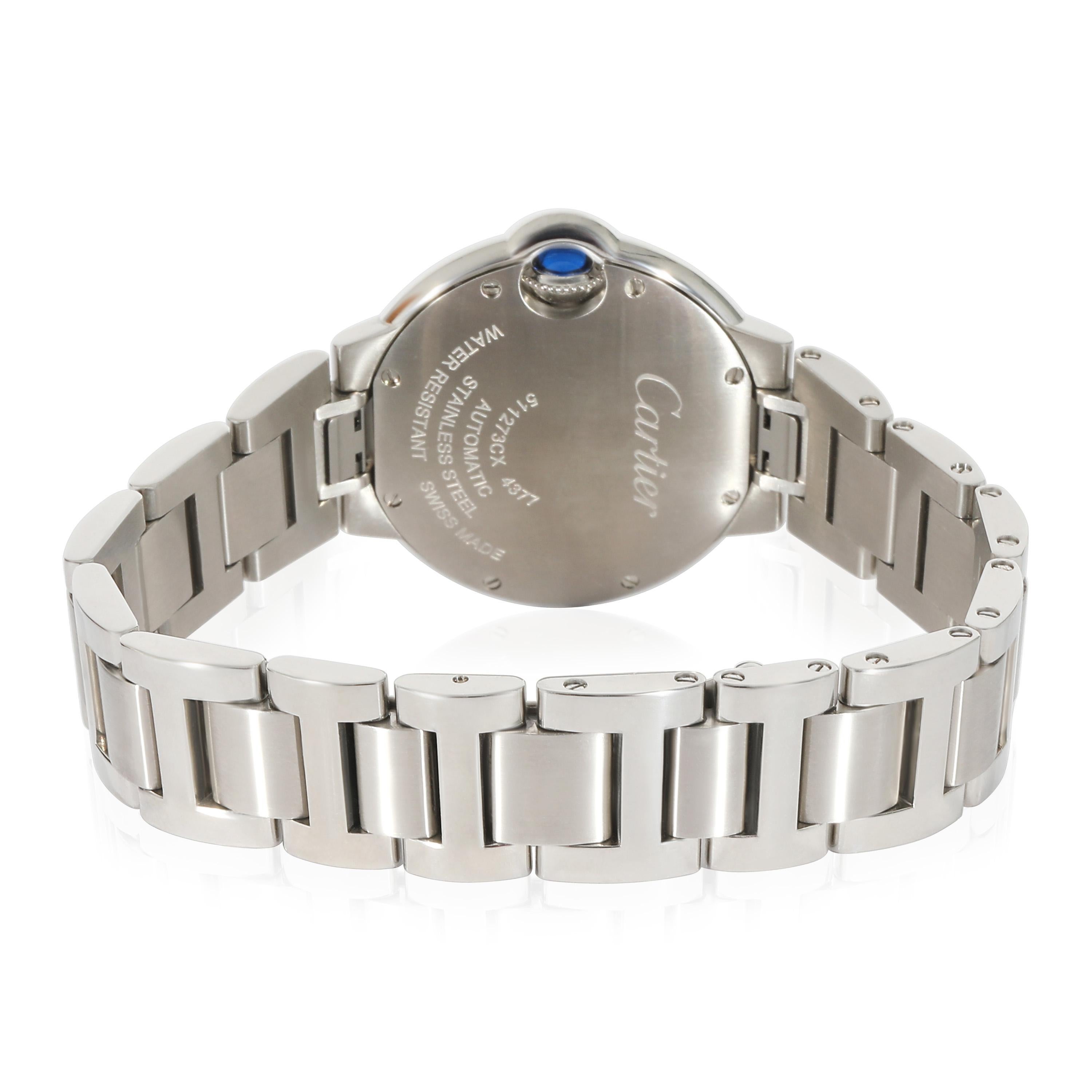 
Cartier Ballon Bleu de Cartier W4BB0023 Women's Watch in Stainless Steel

SKU: 133715

PRIMARY DETAILS
Brand:  Cartier
Model: Ballon Bleu de Cartier
Country of Origin: Switzerland
Movement Type: Mechanical: Automatic/Kinetic
Year of Manufacture: