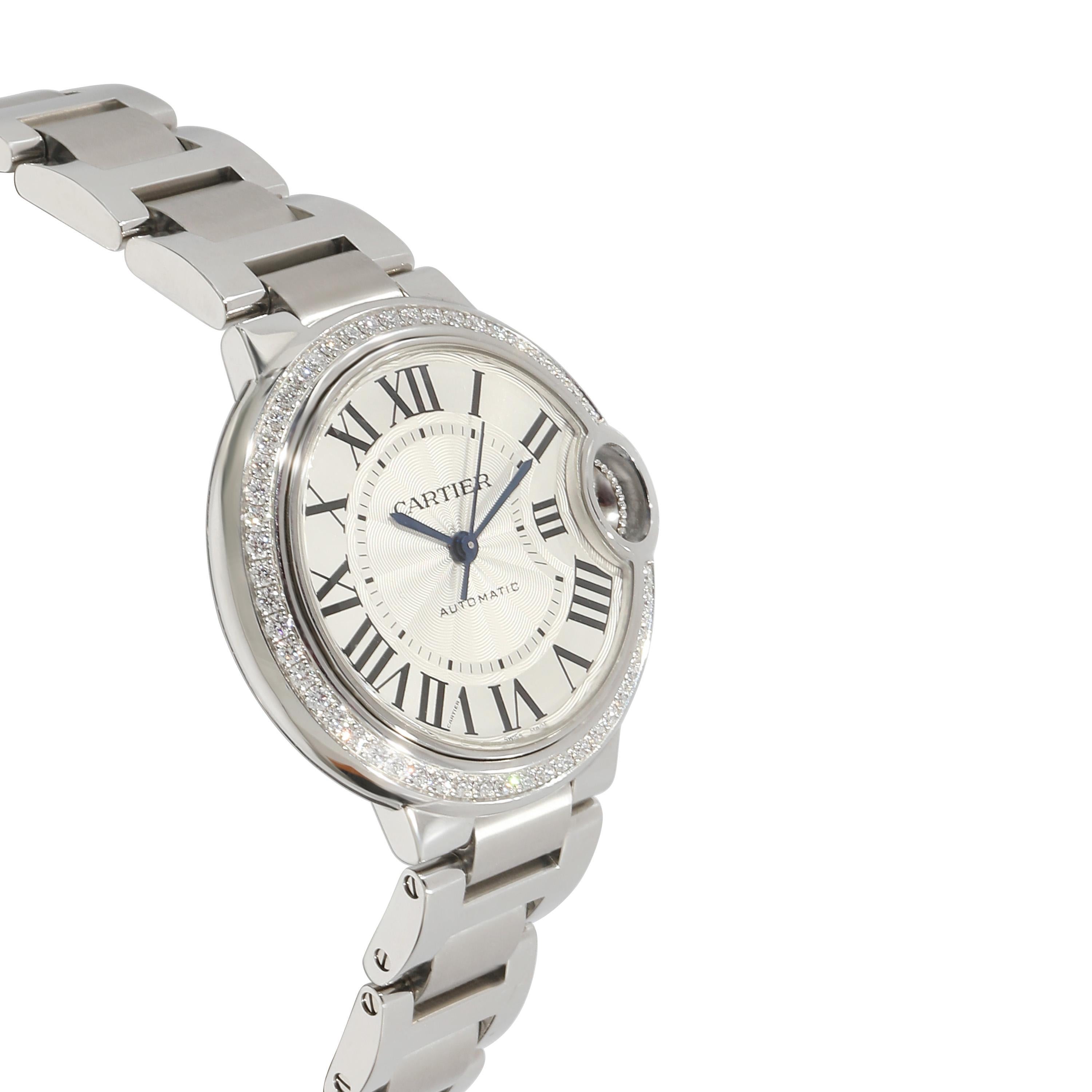 Cartier Ballon Bleu de Cartier W4BB0023 Women's Watch in  Stainless Steel For Sale 1