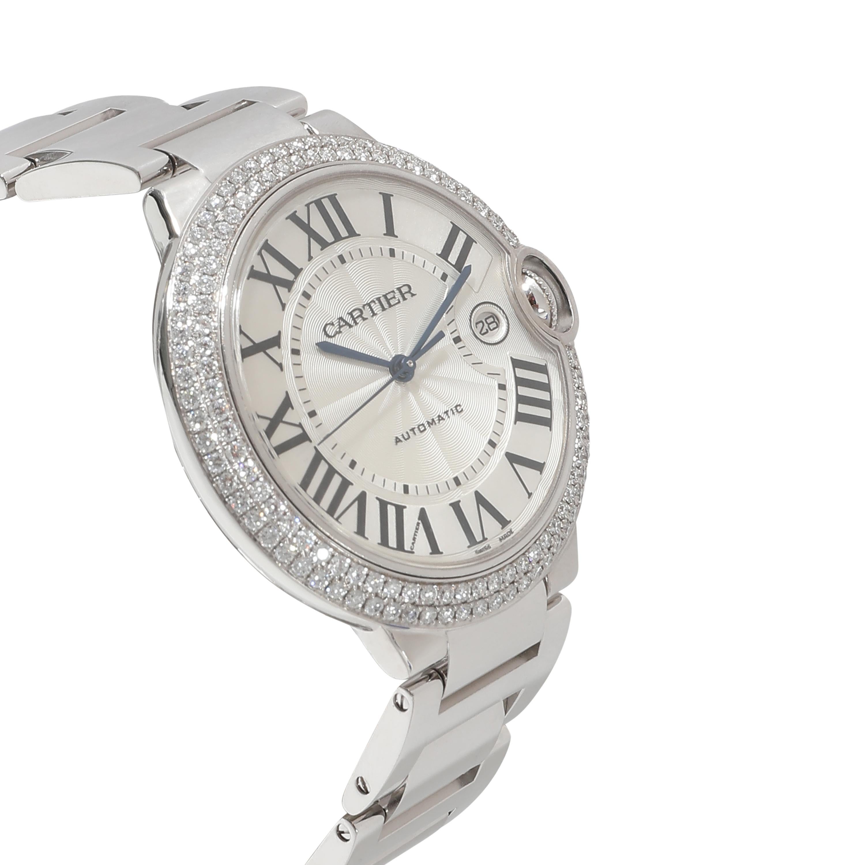 Cartier Ballon Bleu de Cartier WE9009Z3 Unisex Watch in 18kt White Gold

SKU: 140632

PRIMARY DETAILS
Brand: Cartier
Model: Ballon Bleu de Cartier
Country of Origin: Switzerland
Movement Type: Mechanical: Automatic/Kinetic
Year of Manufacture: