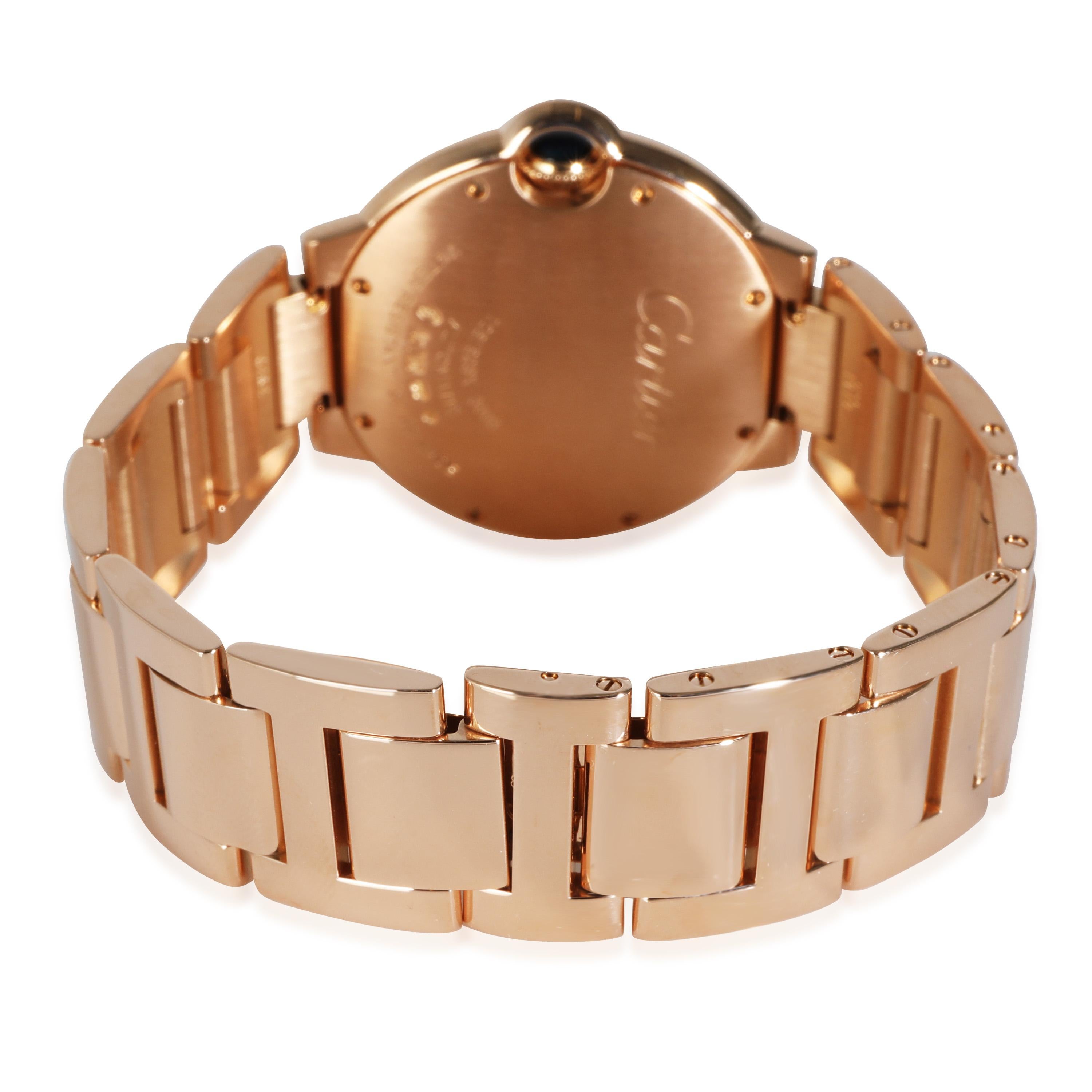 Cartier Ballon Bleu de Cartier WE902026 Unisex Watch in 18K Rose Gold

SKU: 140656

PRIMARY DETAILS
Brand: Cartier
Model: Ballon Bleu de Cartier
Country of Origin: Switzerland
Movement Type: Mechanical: Automatic/Kinetic
Year Manufactured: 2013
Year