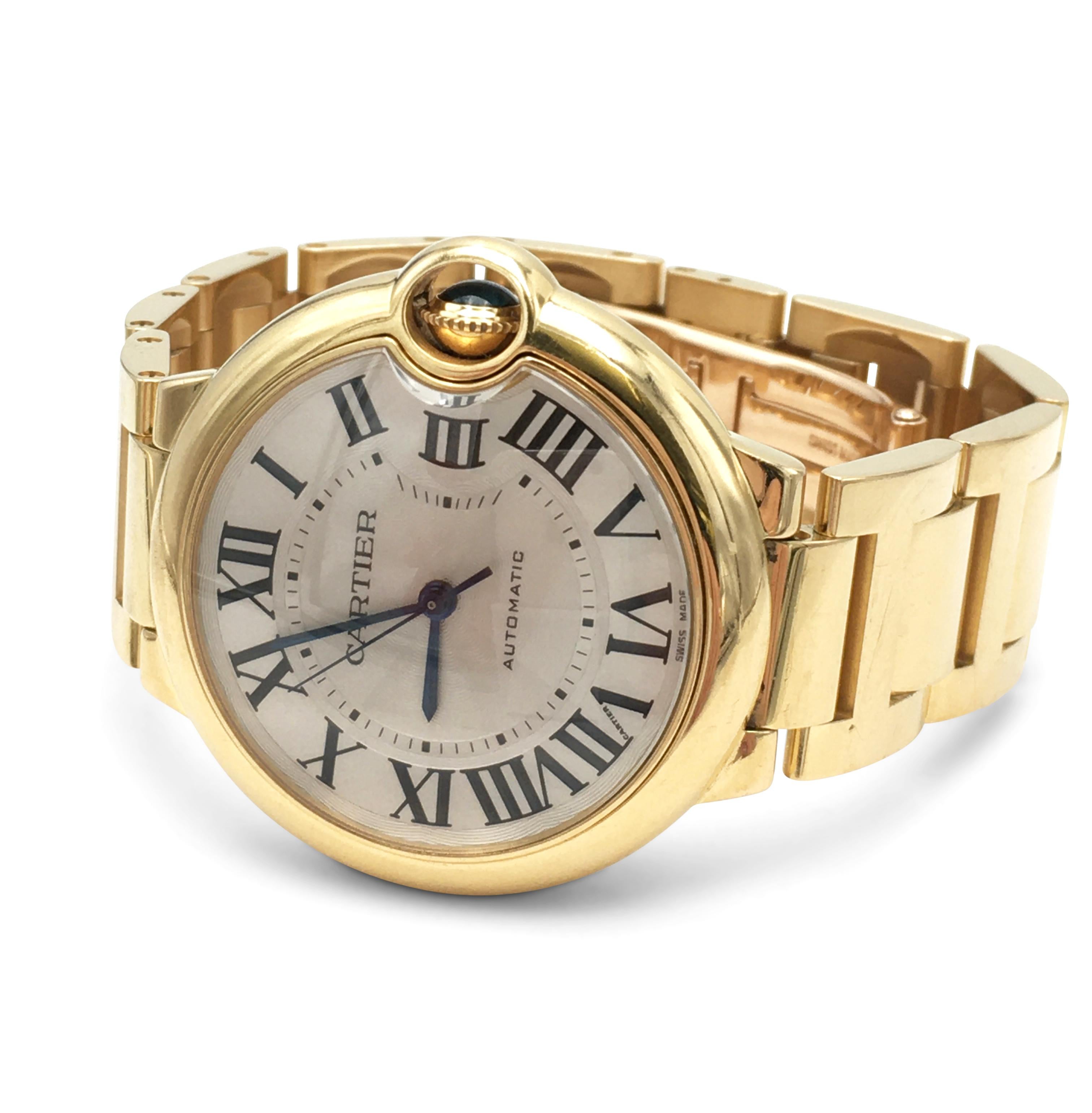 ballon bleu de cartier gold