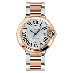 Montre automatique Cartier Ballon Bleu De Guilloche Dial