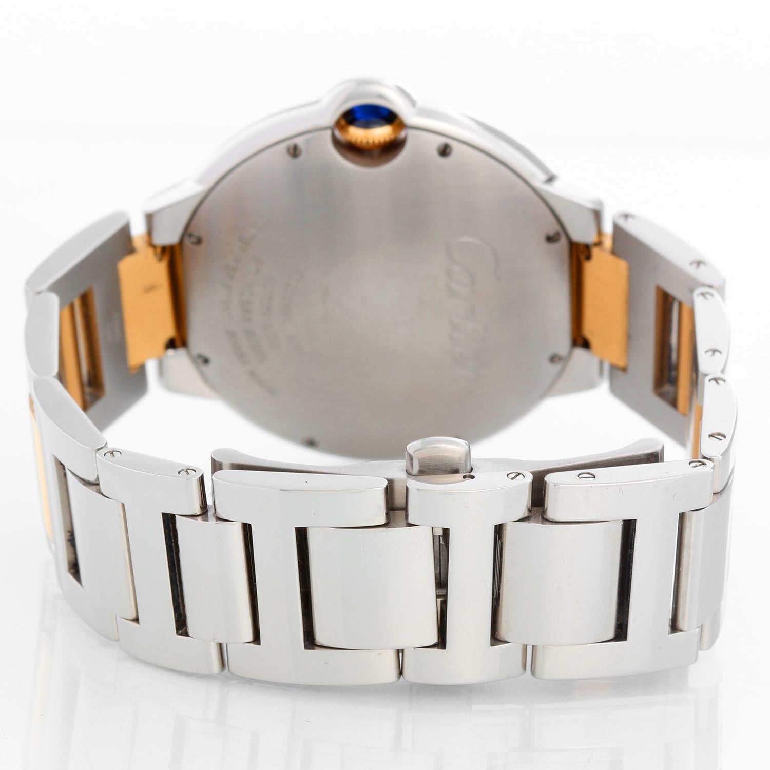 Cartier Montre automatique Ballon Bleu 42 mm bicolore pour homme W2BB0031 3001 Excellent état à Dallas, TX