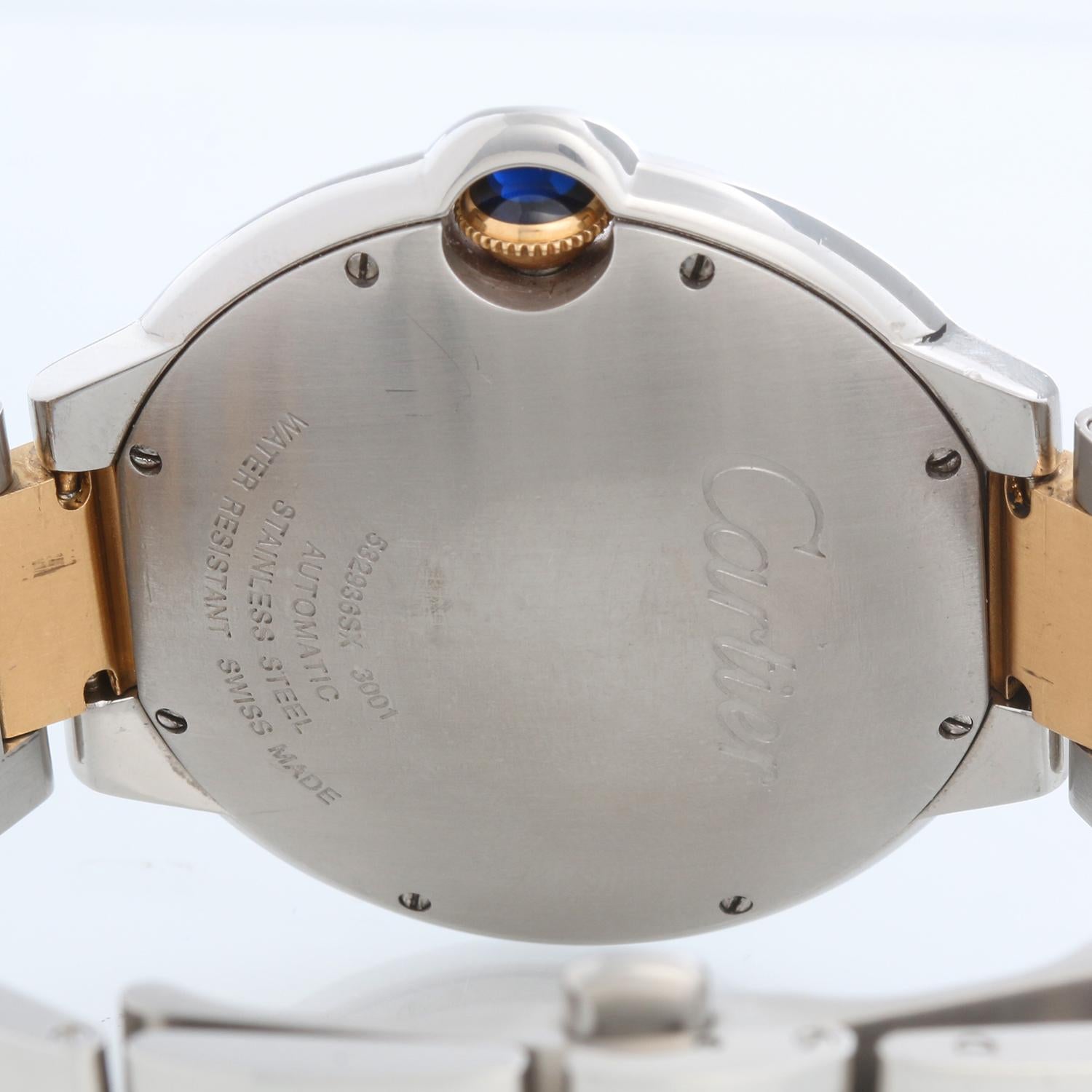  Cartier Montre automatique Ballon Bleu 42 mm bicolore pour homme W2BB0031 3001 Pour femmes 
