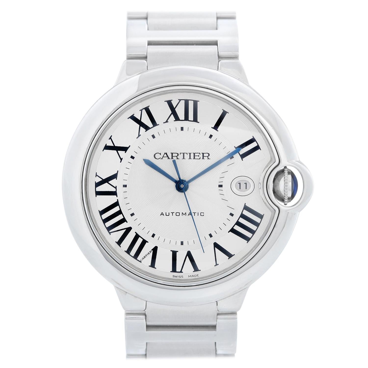 Cartier Ballon Bleu Men's Stainless Steel Automatic Watch W69012Z4 3001