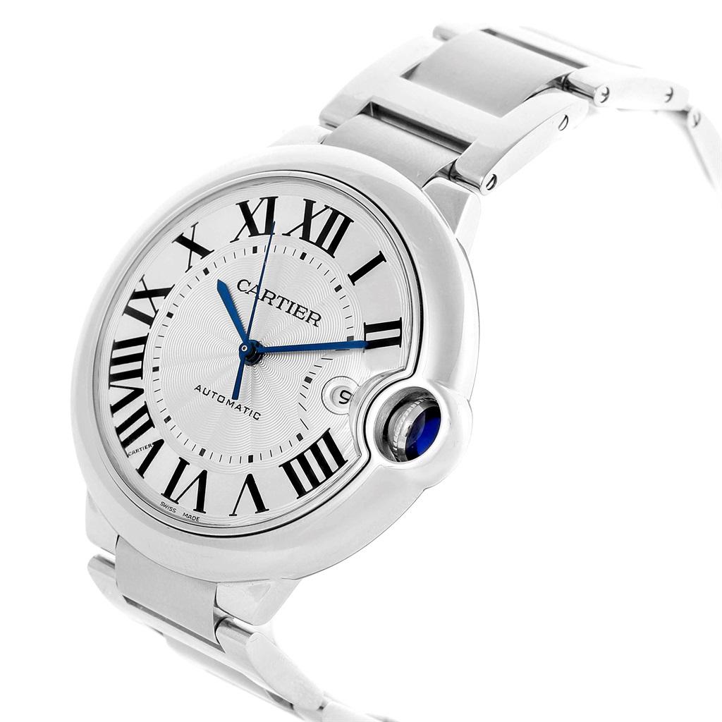 Cartier Ballon Bleu Men’s Stainless Steel Automatic Watch W69012Z4 Herren
