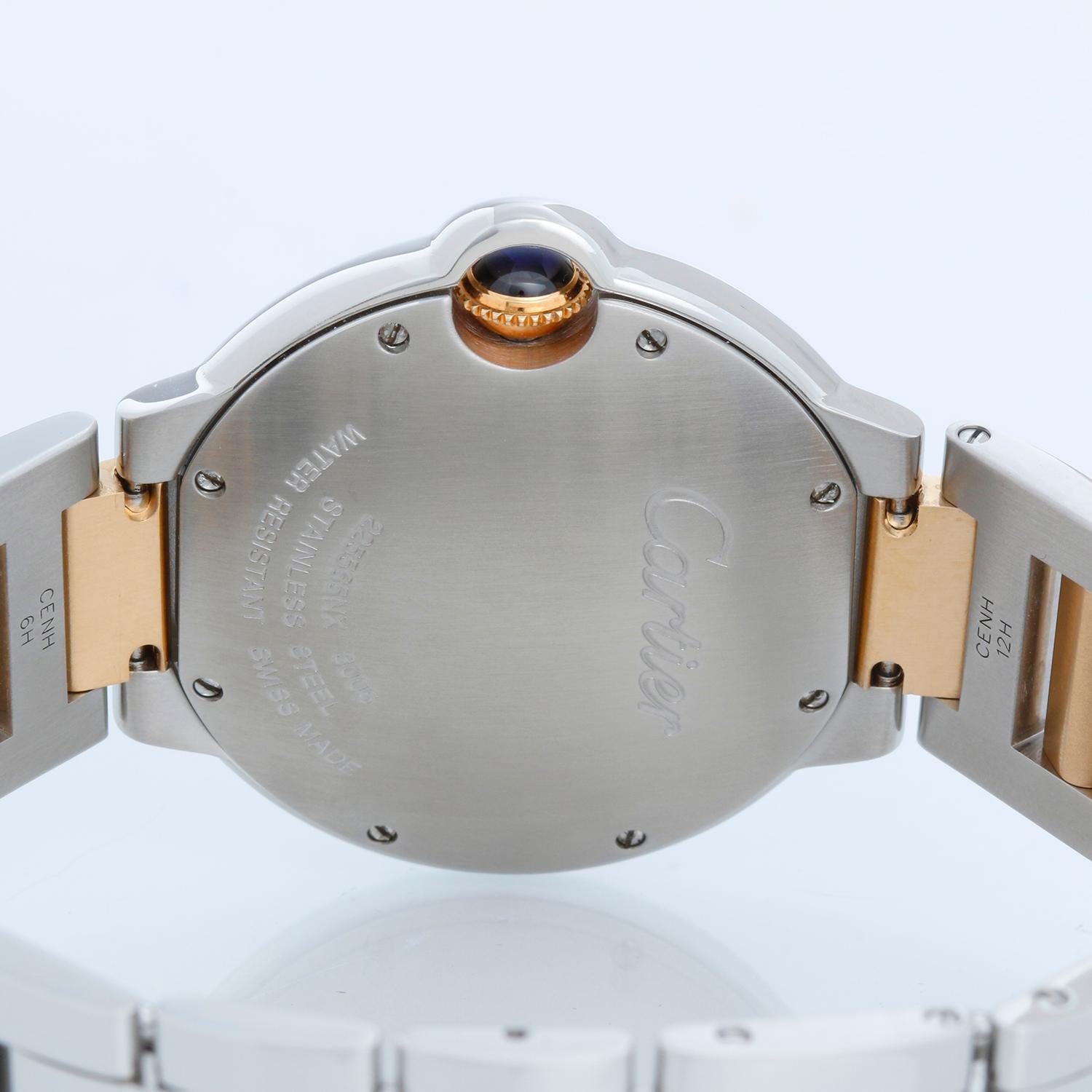 Women's Cartier Ballon Bleu Midsize Stainless Steel Watch W69011Z4 3005 For Sale