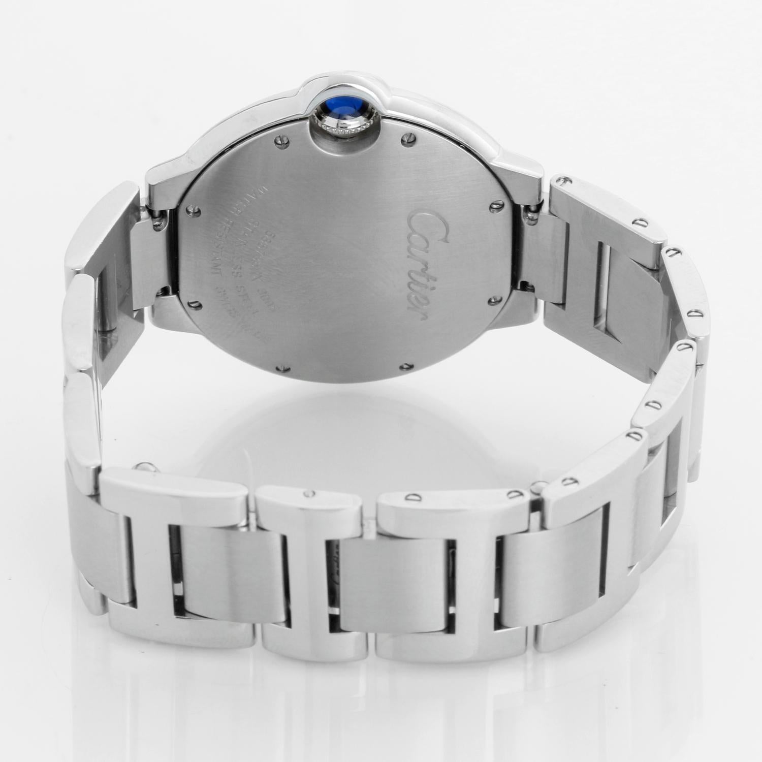 da uomo o donna Orologio Cartier Ballon Bleu Midsize in acciaio inossidabile W69011Z4 3005 in vendita