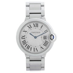 Cartier Ballon Bleu Midsize-Uhr aus Edelstahl W69011Z4 3005