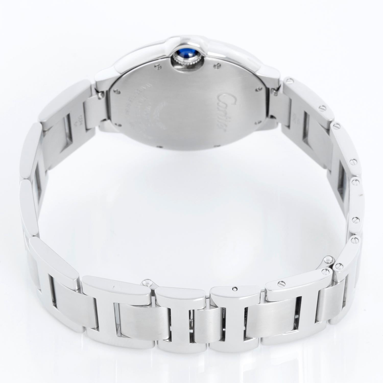 Cartier Ballon Bleu Midsize Stainless Steel Watch W6920046 3284 For Sale 1