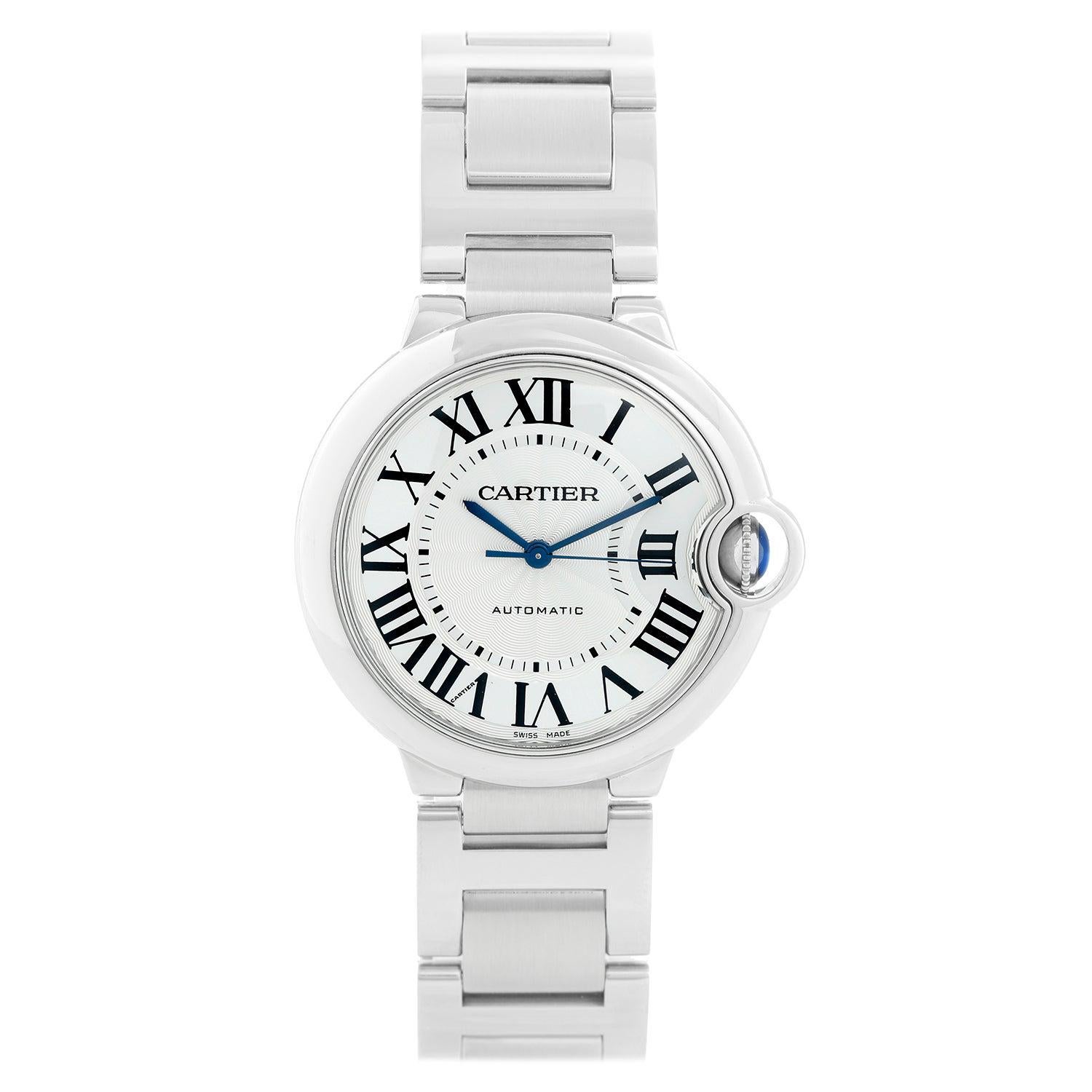 Cartier Ballon Bleu Midsize Stainless Steel Watch W6920046 3284