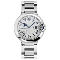 Cartier Ballon Bleu Moonphase 37mm Automatic Watch Box Papers WSBB0021