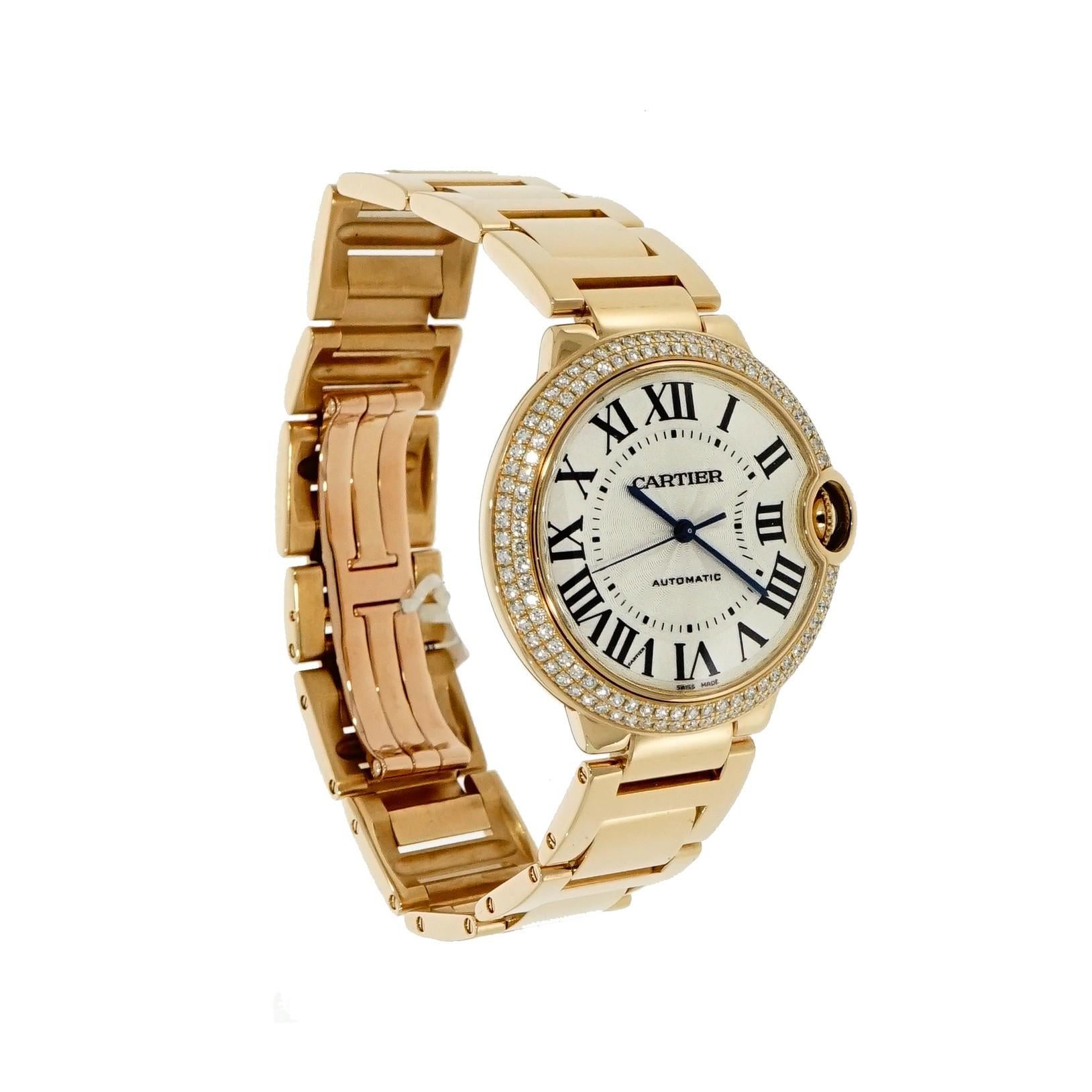 Modern Cartier Ballon Bleu on 18 Karat Yellow Gold WJBB0007