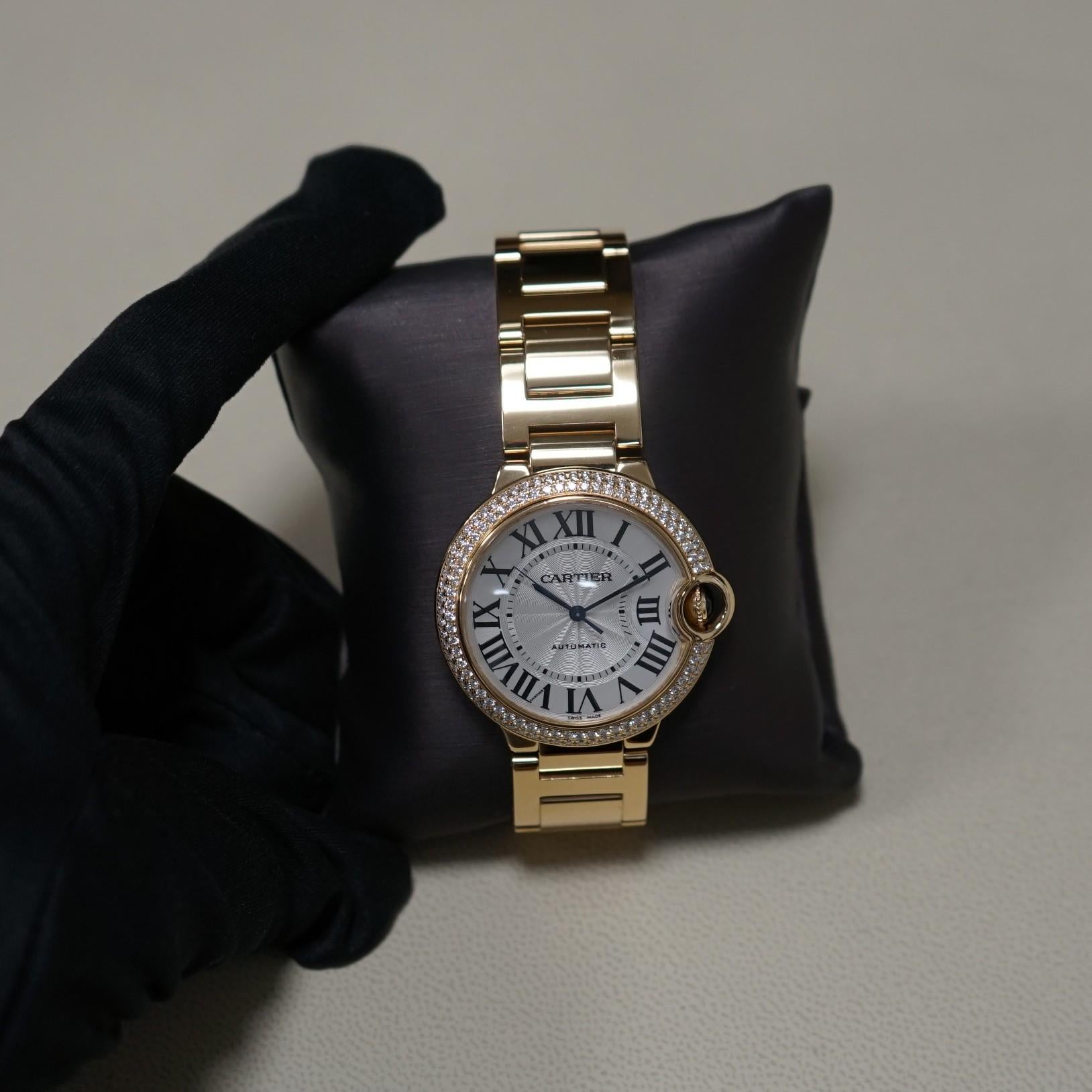 Cartier Ballon Bleu on 18 Karat Yellow Gold WJBB0007 2