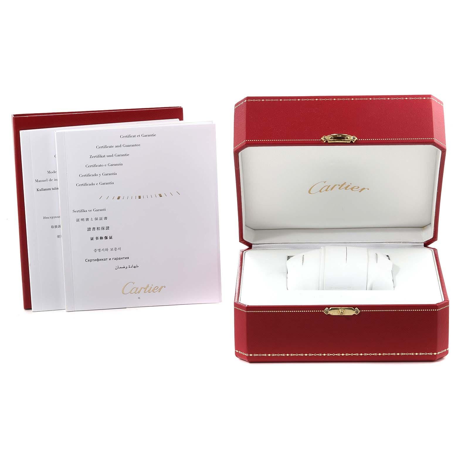 Cartier Ballon Bleu Rosa Zifferblatt 28mm Stahl Damenuhr W6920038 Box Papiere 7