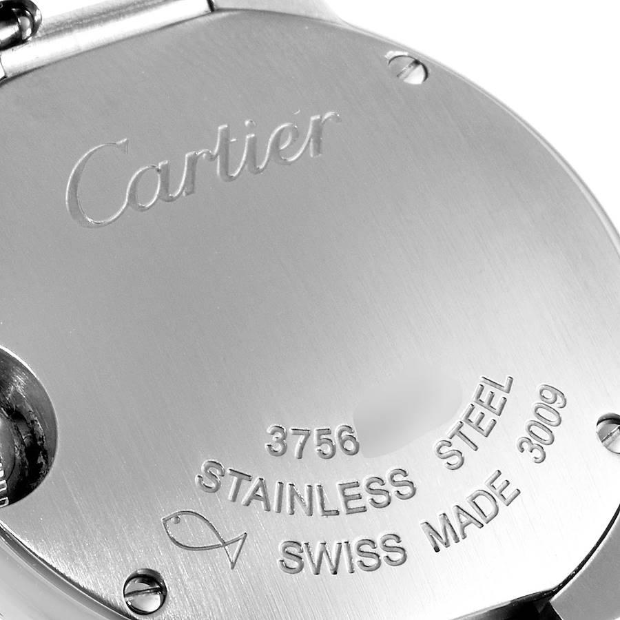 Cartier Ballon Bleu Pink Dial Steel Ladies Watch W6920038 For Sale 1