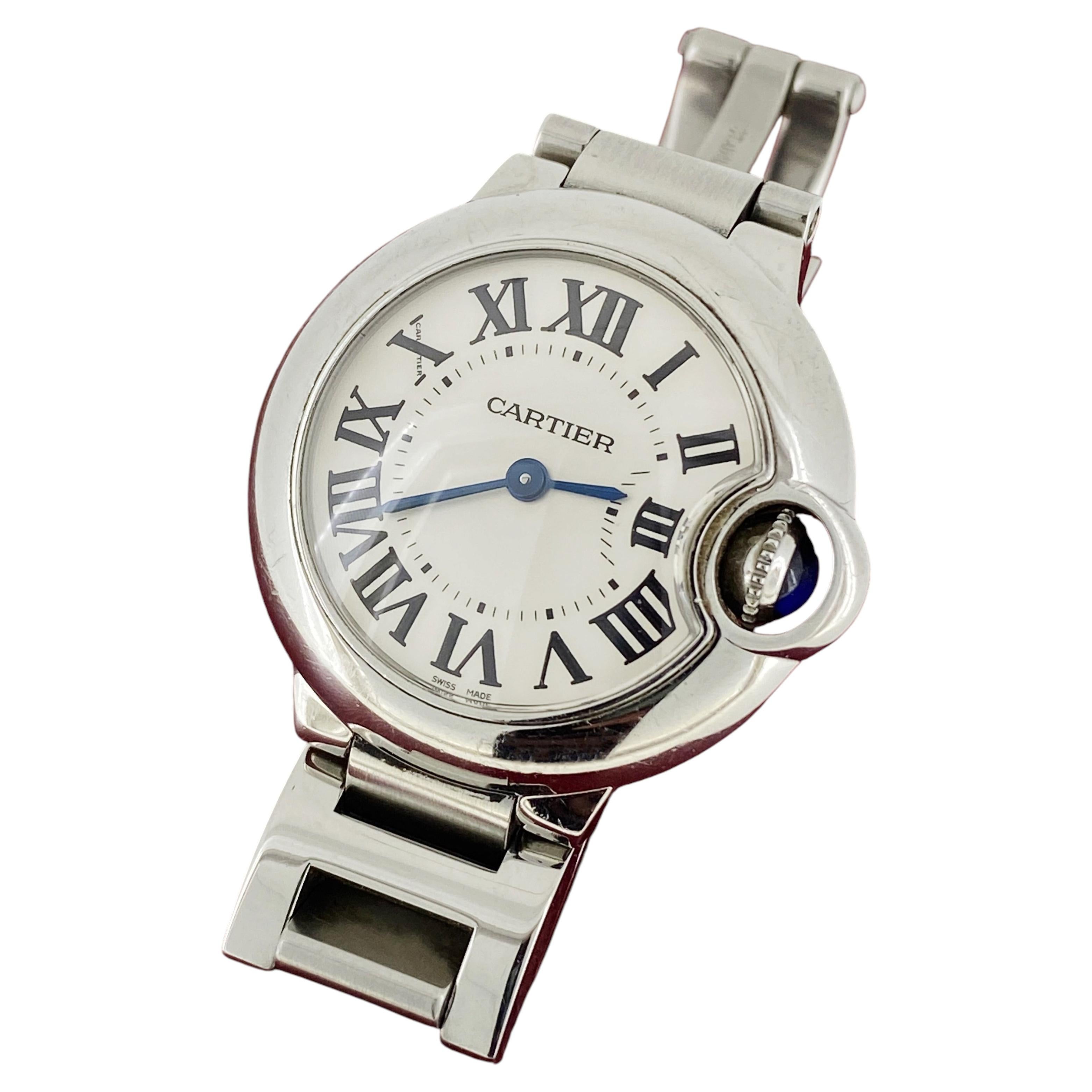 Cartier Ballon Bleu ref 3009 Stainless Steel 28mm Quartz Ladies' Watch, c2020.