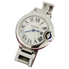 Reloj Cartier Ballon Bleu ref 3009 Acero inoxidable 28mm Cuarzo Señora, c2020.