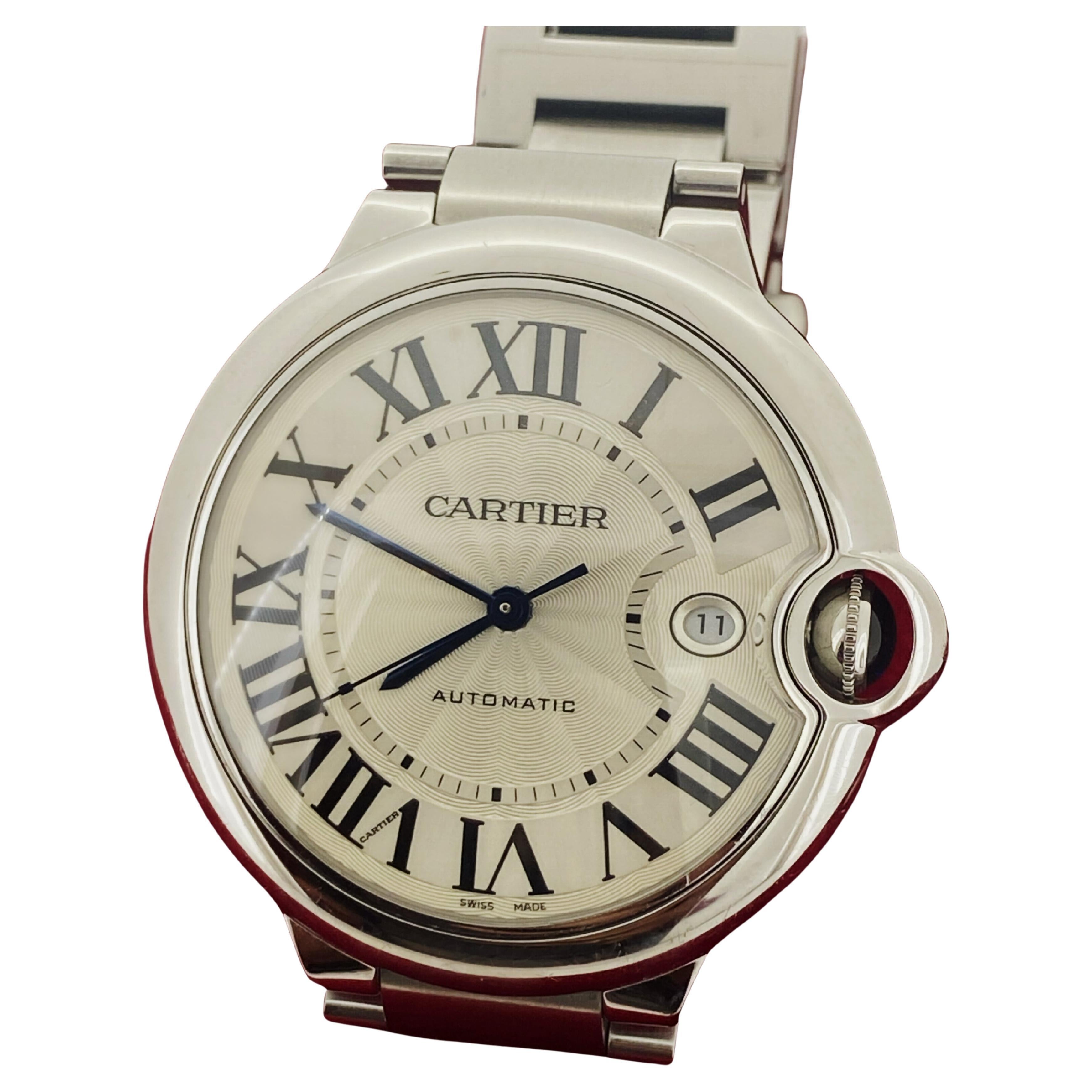 This instantly-recognisable Cartier Ballon Bleu ref 3765 
Gents’ Watch is an epitome of timeless sophistication

Circa 2020, the timepiece is in excellent condition & 
in great working order 

At 42mm Case has plenty of presence in the wrist,
it’s