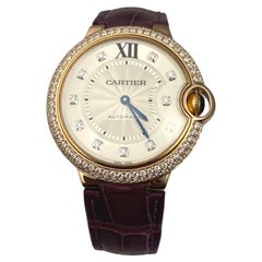 Cartier Ballon Bleu Ref. W6900456 in 18k Rose Gold Diamond Bezel & Hour Markers