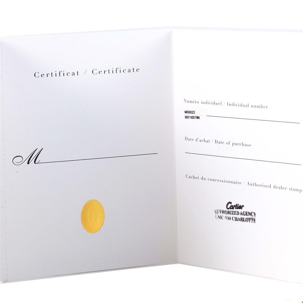Cartier Ballon Bleu Rose Gold Diamond Ladies Watch WE9002Z3 Box Papers 5