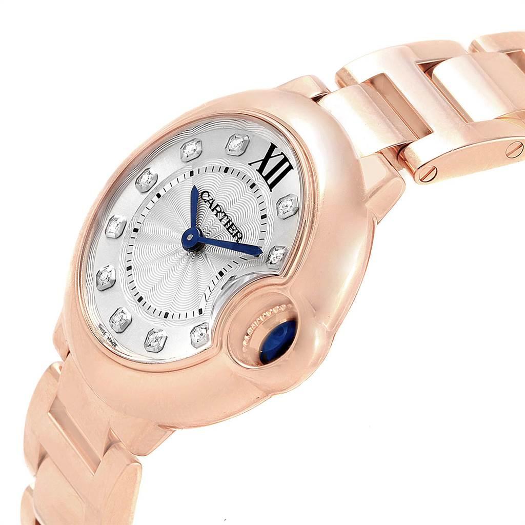 Cartier Ballon Bleu Rose Gold Diamond Ladies Watch WJBB0016 2