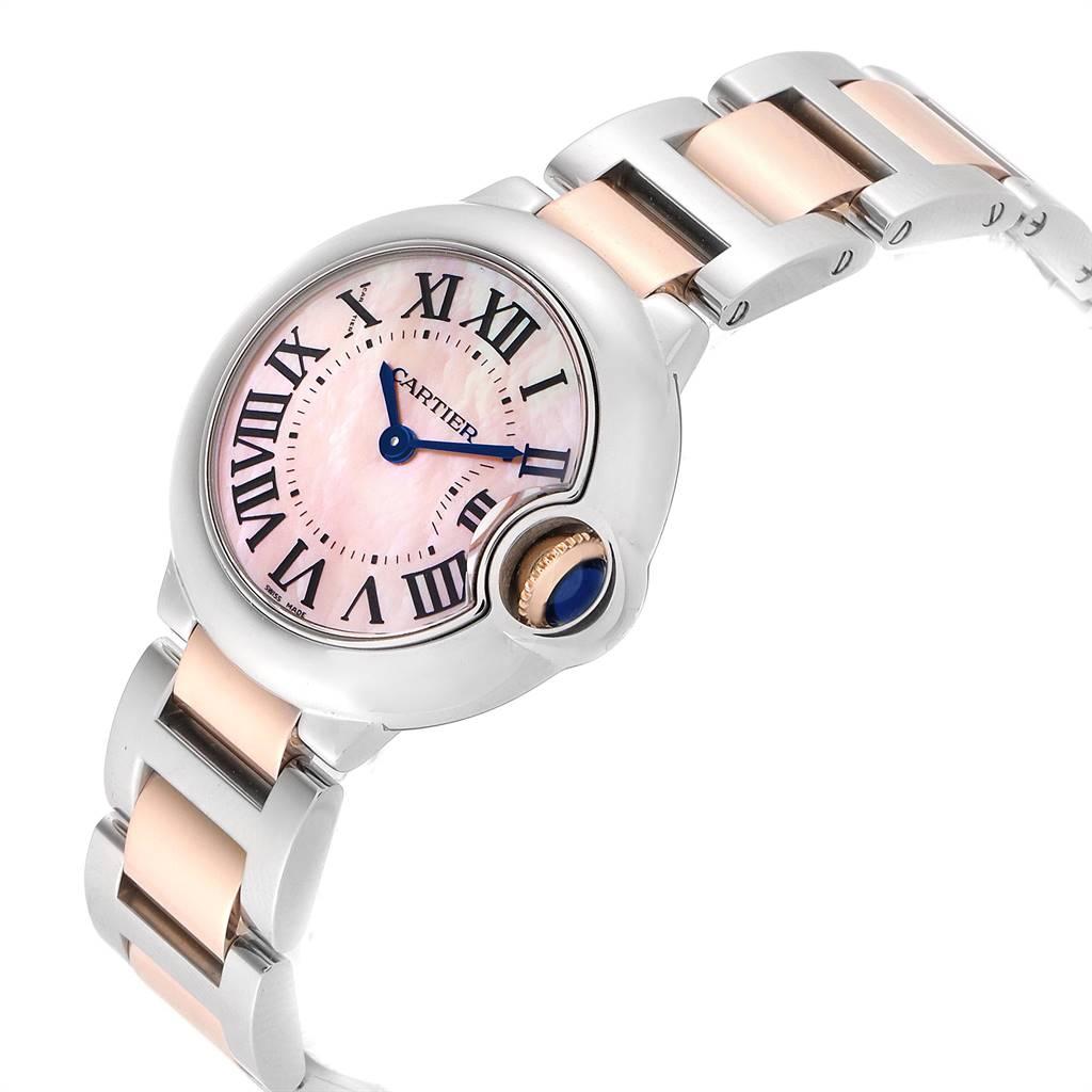 Cartier Ballon Bleu Rose Gold Steel 