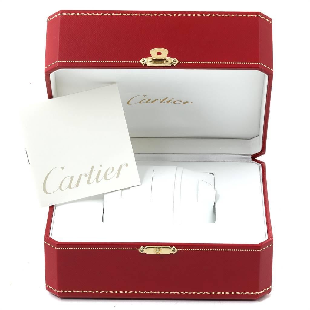 Cartier Ballon Bleu Silver Dial Steel Yellow Gold Men's Watch W69009Z3 For Sale 6