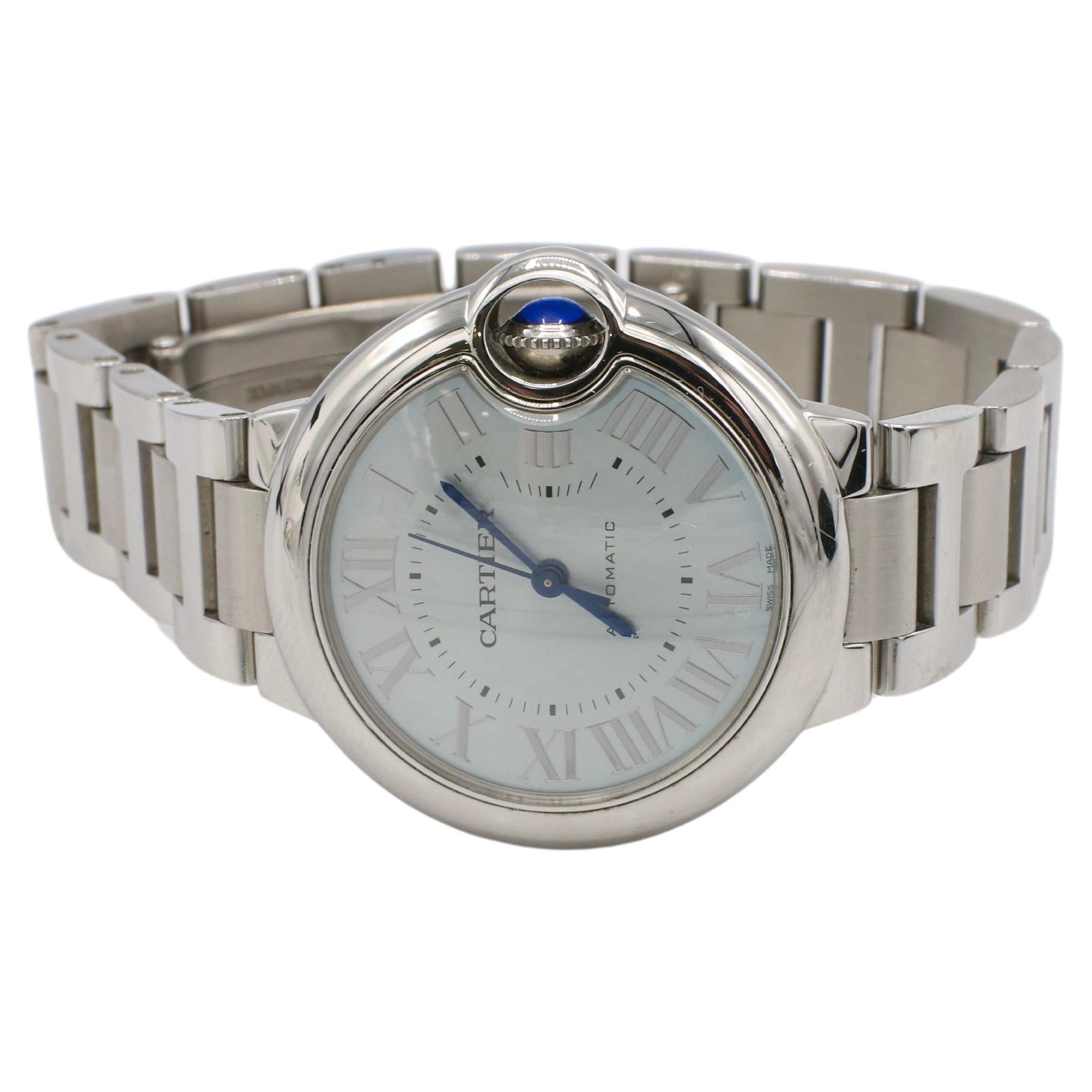 cartier blue balloon 33mm