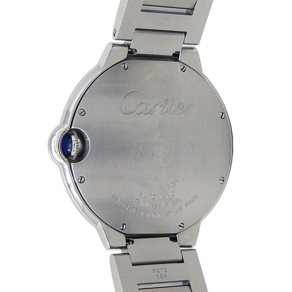 Cartier Ballon Bleu Stainless Steel Automatic Men's Watch W69012Z4 For Sale 2