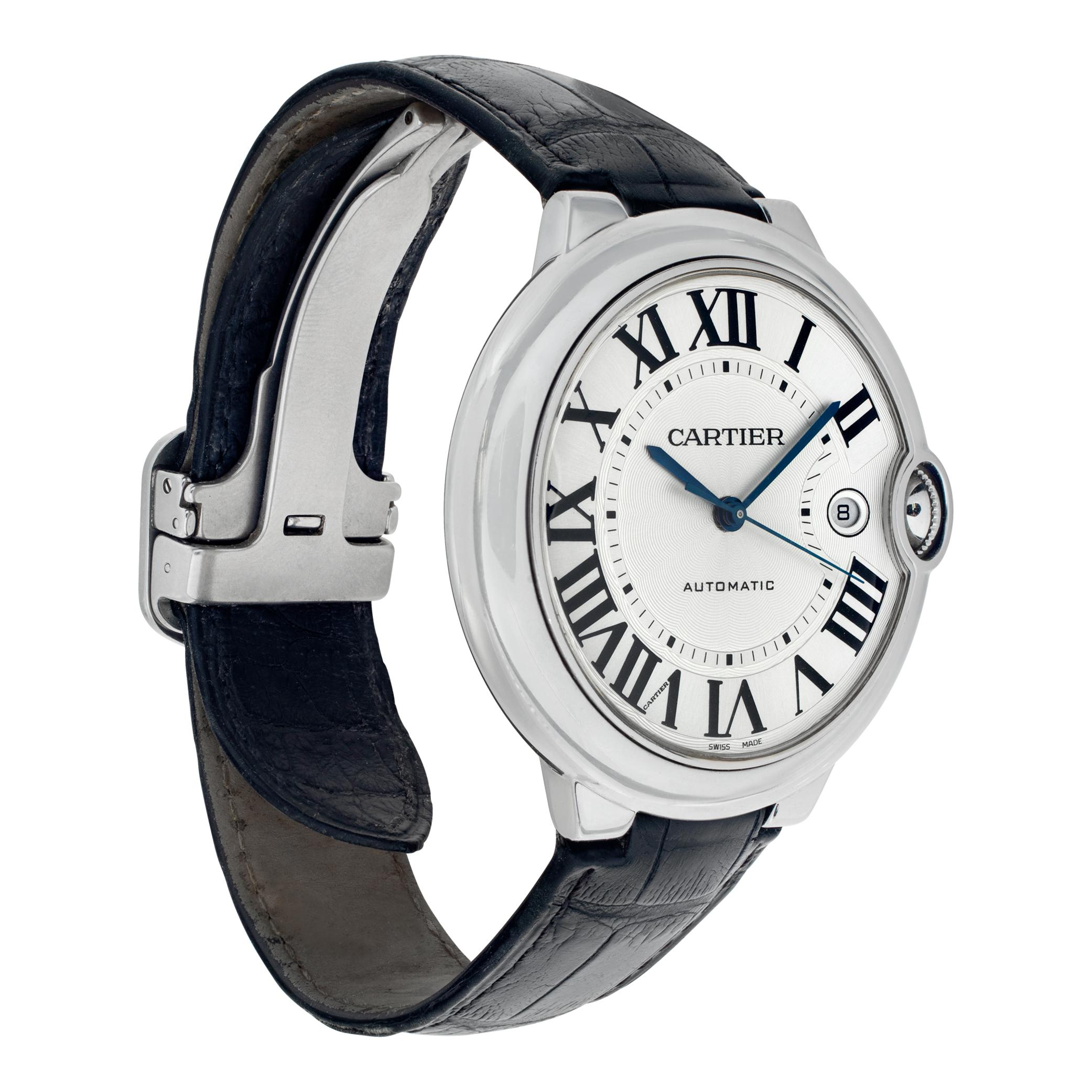 Cartier Ballon Bleu stainless steel Automatic Wristwatch Ref WSBB0026 In Excellent Condition For Sale In Surfside, FL