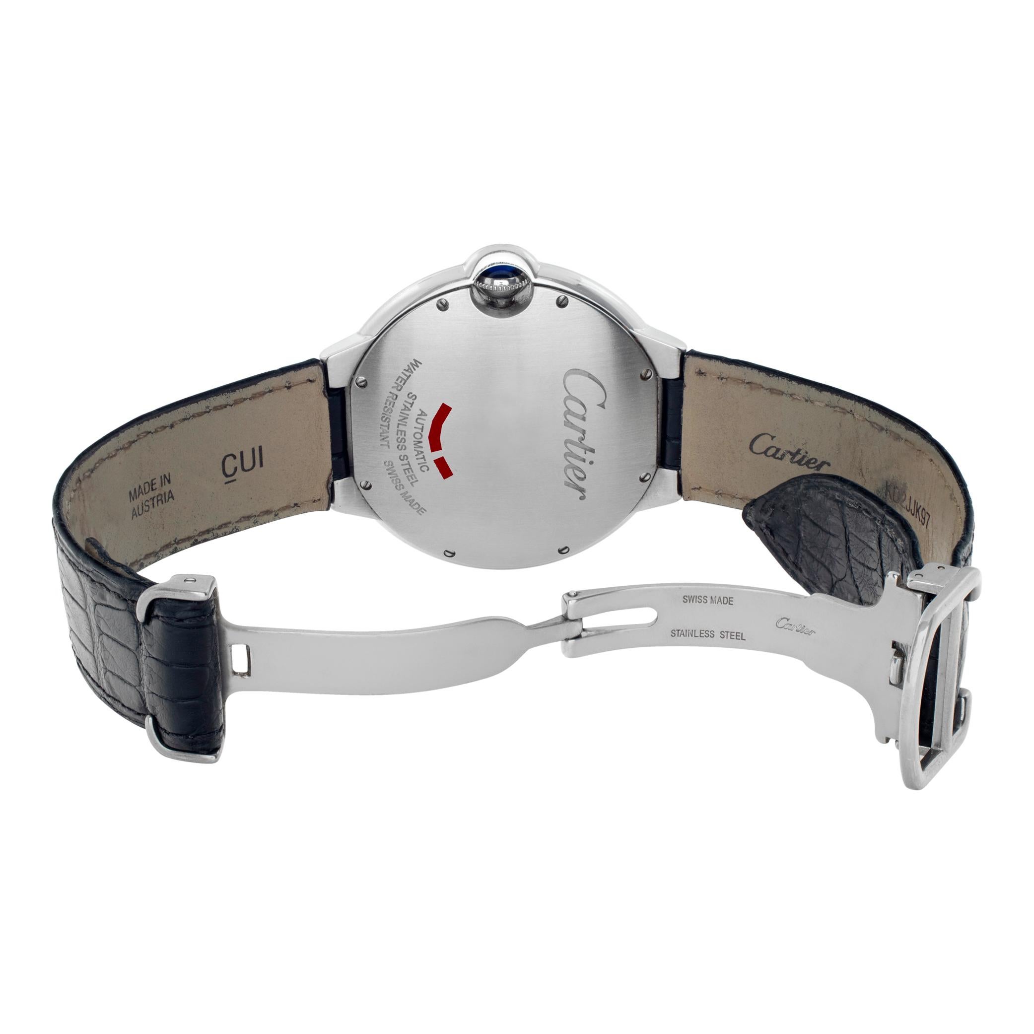 Men's Cartier Ballon Bleu stainless steel Automatic Wristwatch Ref WSBB0026