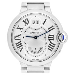 Cartier Ballon Bleu Stainless Steel Two Timezone Quartz Watch 38MM W6920011