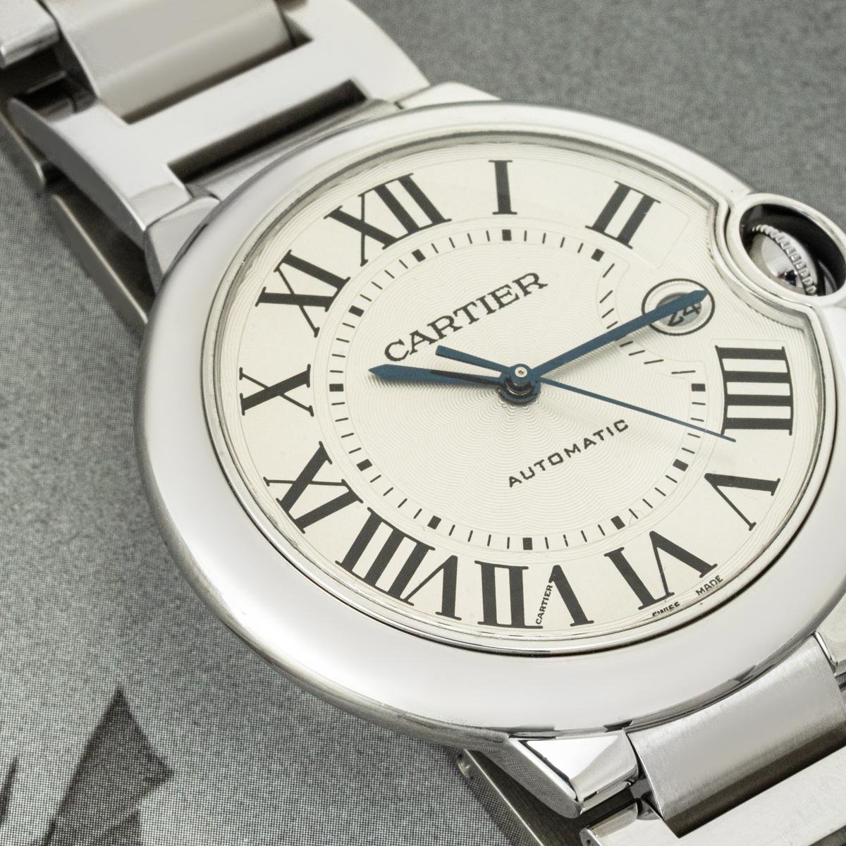 Cartier Ballon Bleu Stainless Steel W69012Z4 For Sale 4