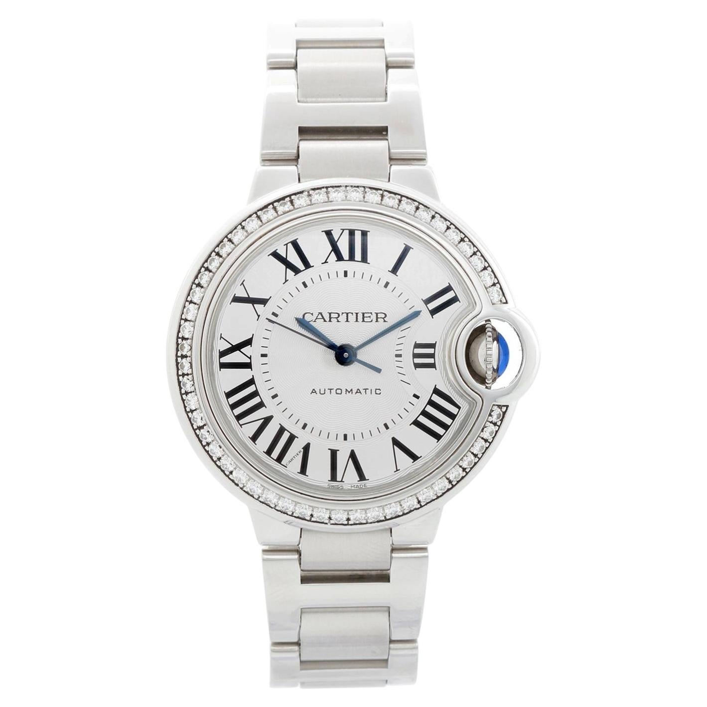 Cartier Ballon Bleu Stainless Steel Watch W4BB0023 3489