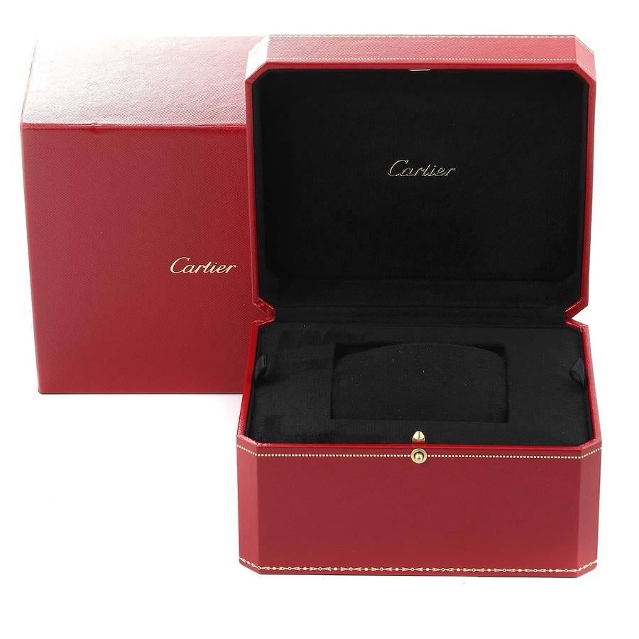 Cartier Damenuhr W3BB0004, Ballon Bleu, Stahl, Roségold, Diamant-Lünette im Angebot 6