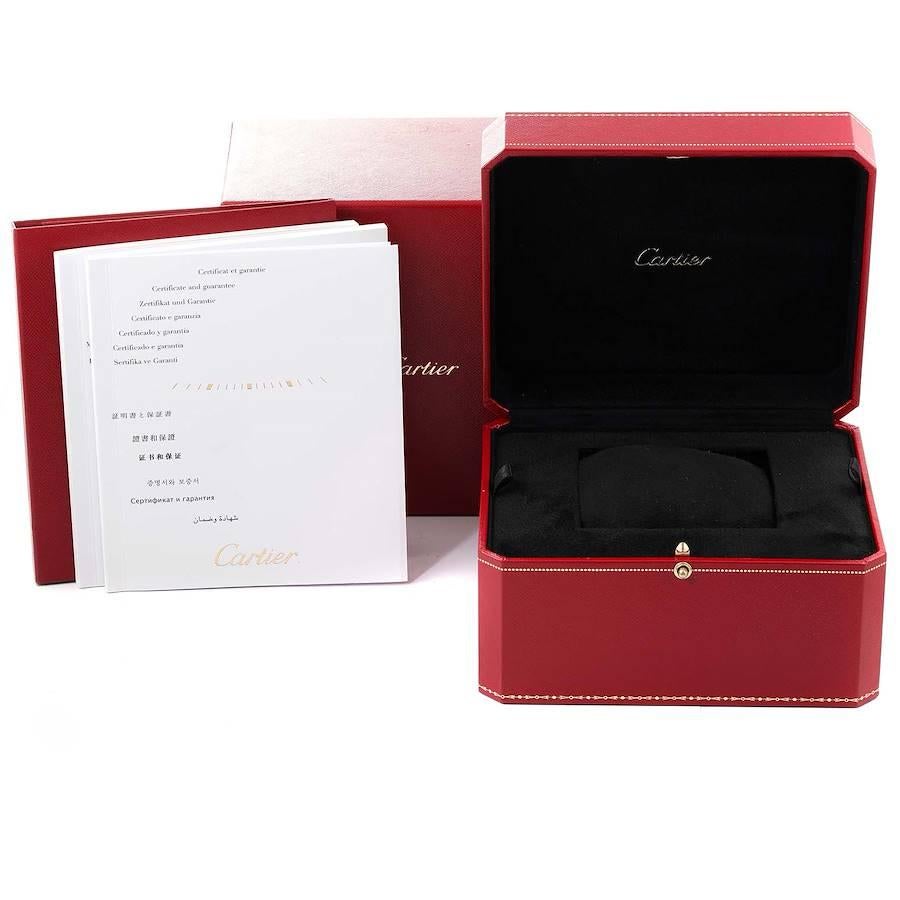 Cartier Ballon Bleu Stahl Roségold Diamant Damenuhr W3BB0009 Box Papiere im Angebot 7