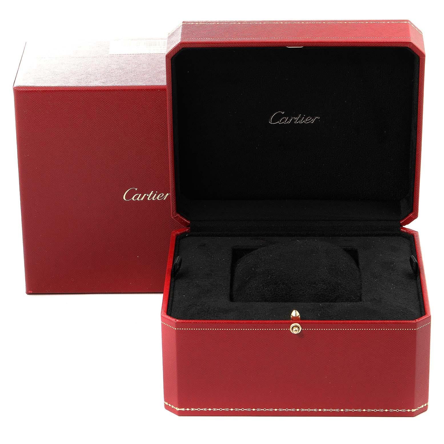 Cartier Ballon Bleu Steel Rose Gold Diamond Ladies Watch WE902030 For Sale 6
