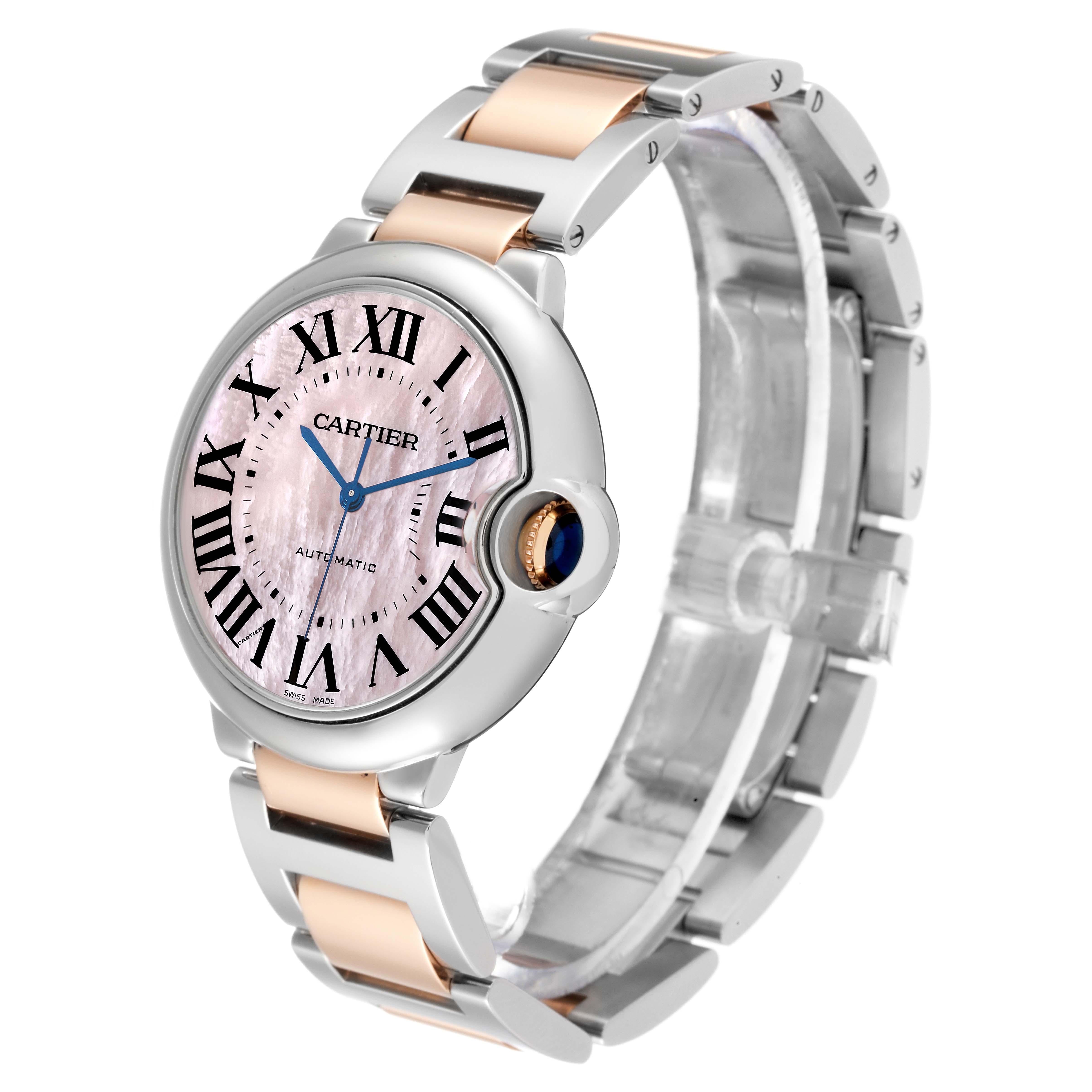 cartier ballon bleu mother of pearl