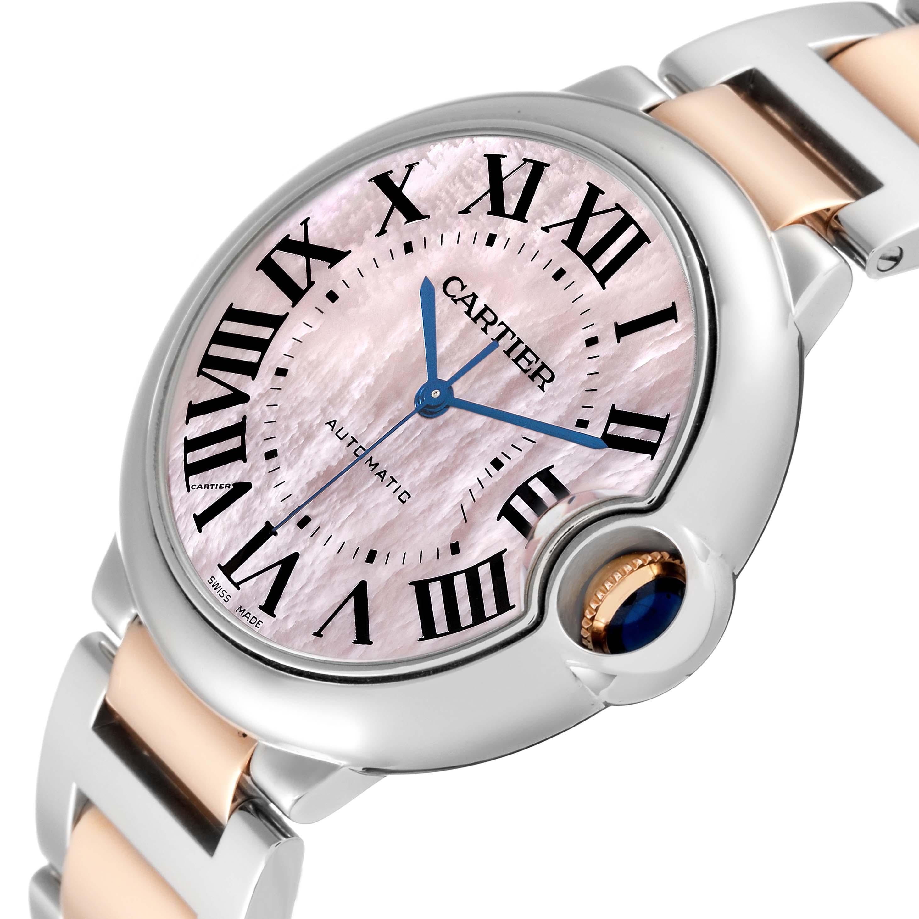 ballon bleu rose gold