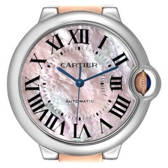 Reloj Cartier Ballon Bleu Acero Oro Rosa Nácar Señora W6920033 Papeles