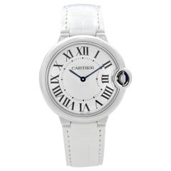 Cartier Ballon Bleu Steel Silver Dial Automatic Unisex Quartz Watch 3005