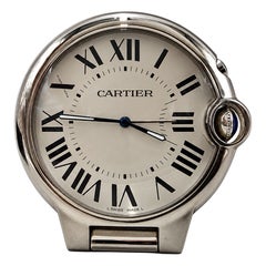 Cartier Ballon Bleu Travel Alarm Clock / Desk Clock – Ref. 3038 – Swiss Made