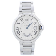 Cartier Ballon Bleu Two Timezone Midsize Stainless Steel Watch W6920011