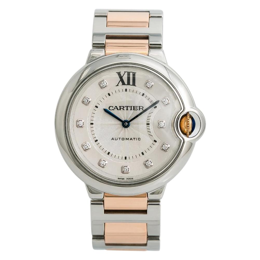 Cartier Ballon Bleu W3BB0018, Silver Dial, Certified and Warranty For Sale