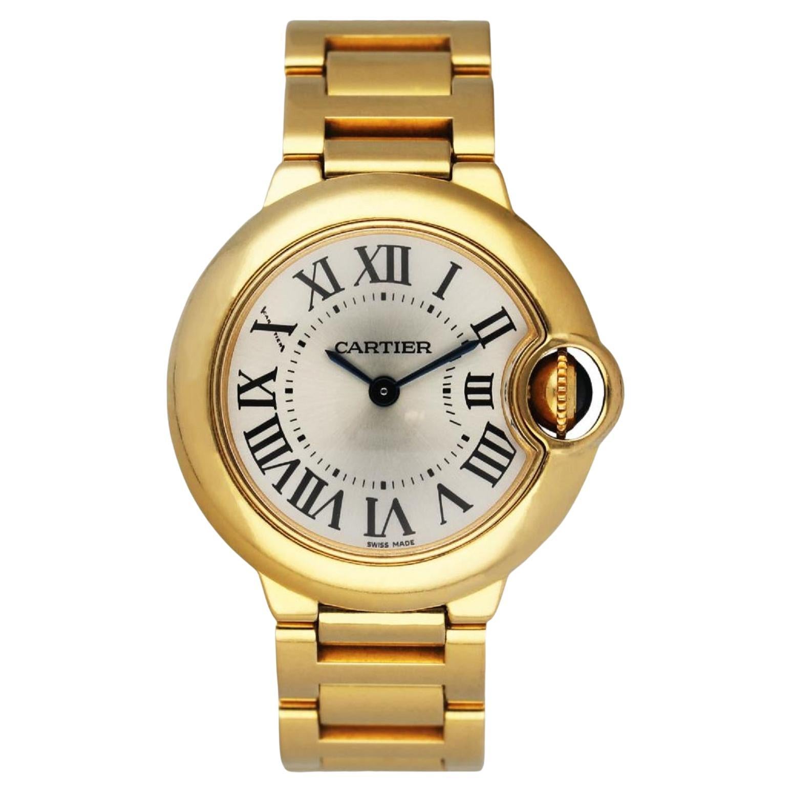 Cartier Ballon Bleu W69001Z2 18K Yellow Gold Ladies's Watch