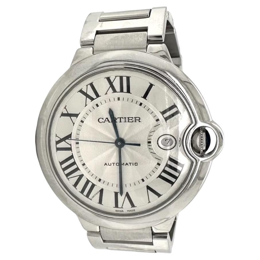 Cartier Ballon Bleu W69012Z4 42mm Stainless Steel Watch  For Sale